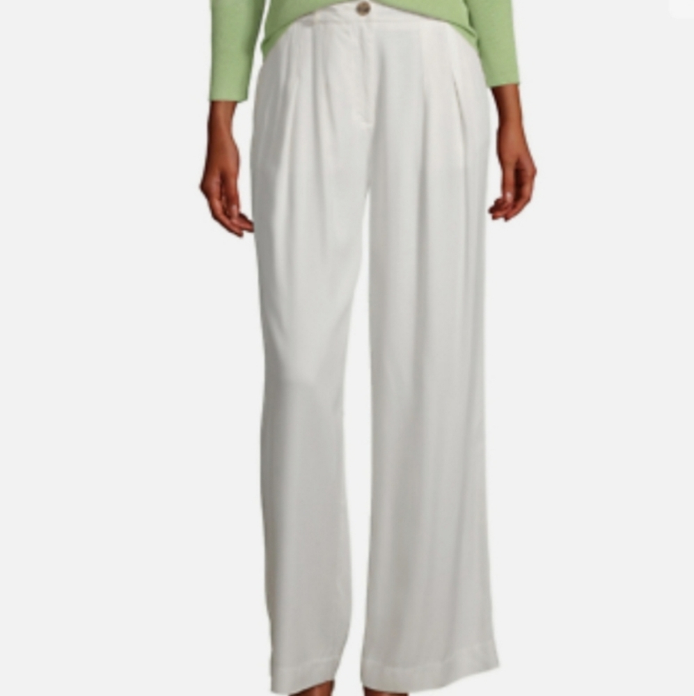 Worthington Women's Polar Bear White Lightweight Pants Size LT
